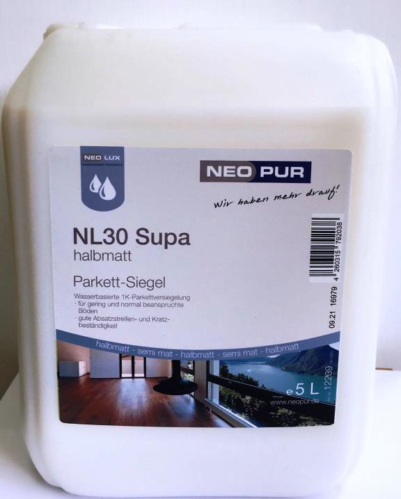 Водный лак Neopur Supa полуматовый (5 л)